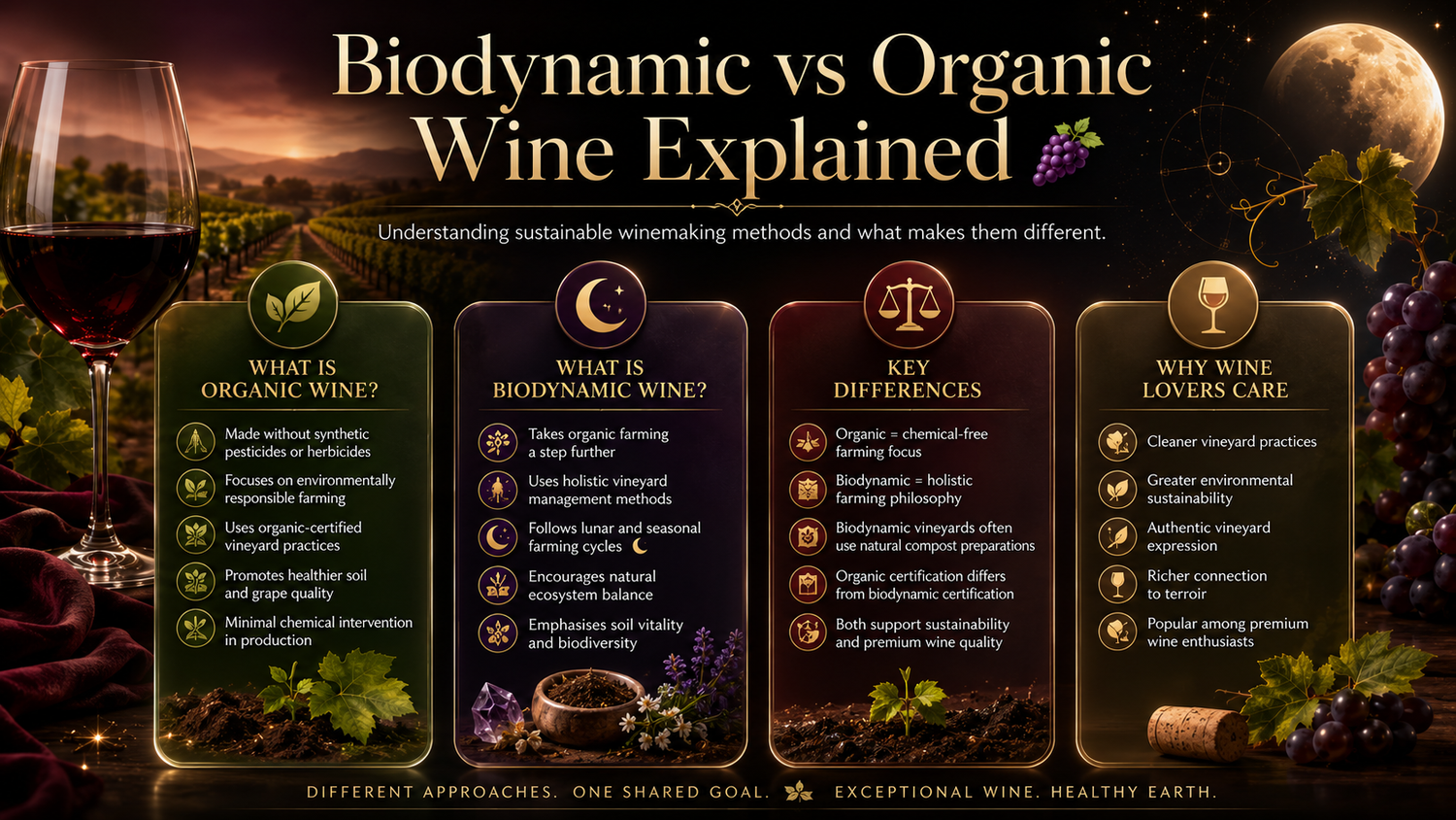 BioDynamic Vs Organic Wine Explained - Curtis Family Vineyards, SA