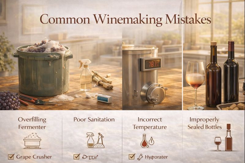Fermentation mistakes in winemaking - Curtis Family Vineyards