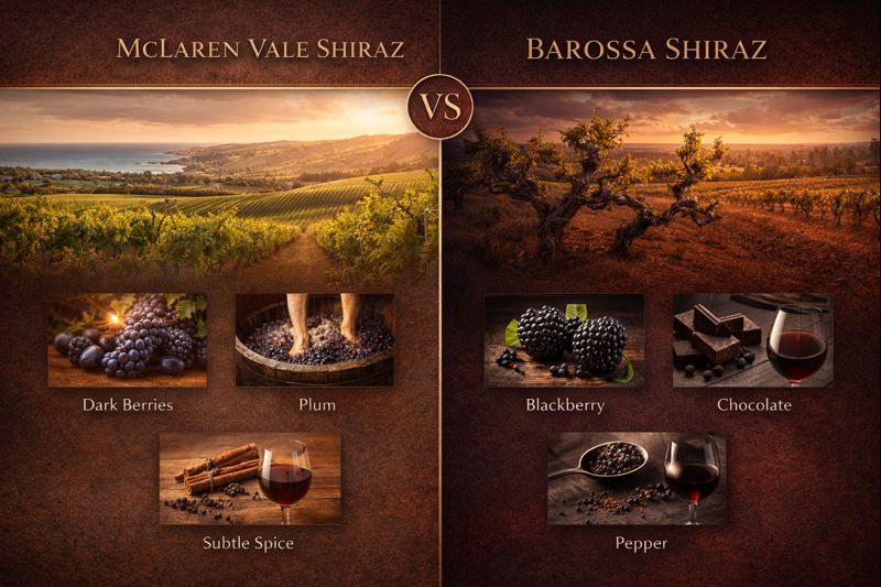 McLaren Vale vs Barossa Shiraz Wine - Curtis Family Vineyards, South Australia
