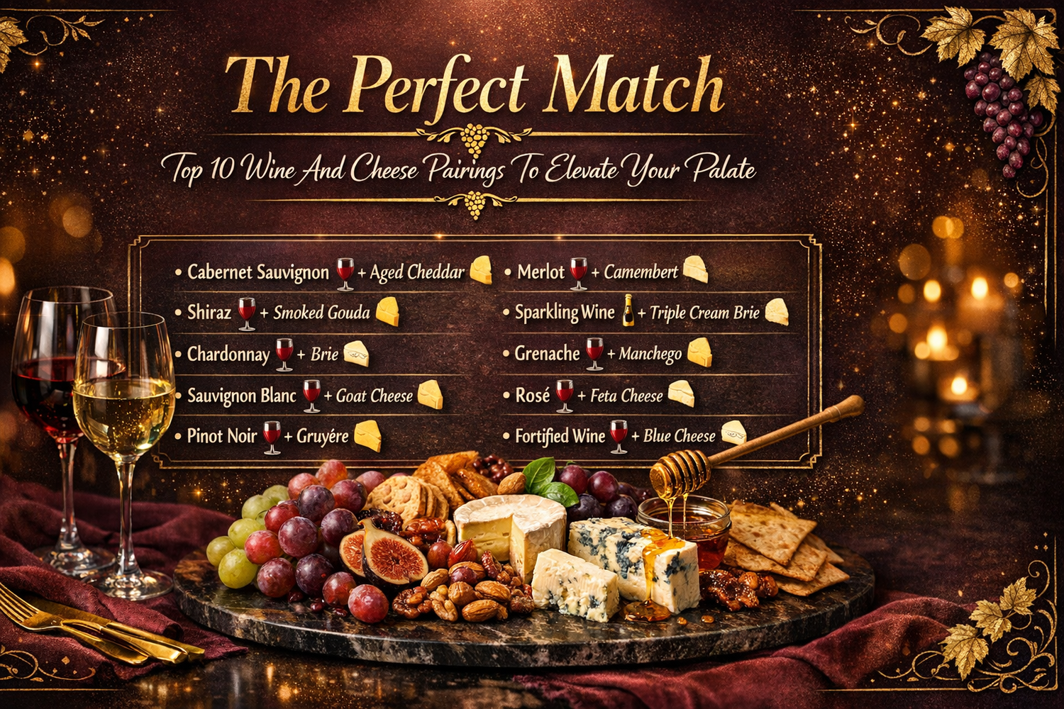 Top 10 wine and Cheese pairings guide - Curtis Family Vineyards, Mclaren Vale