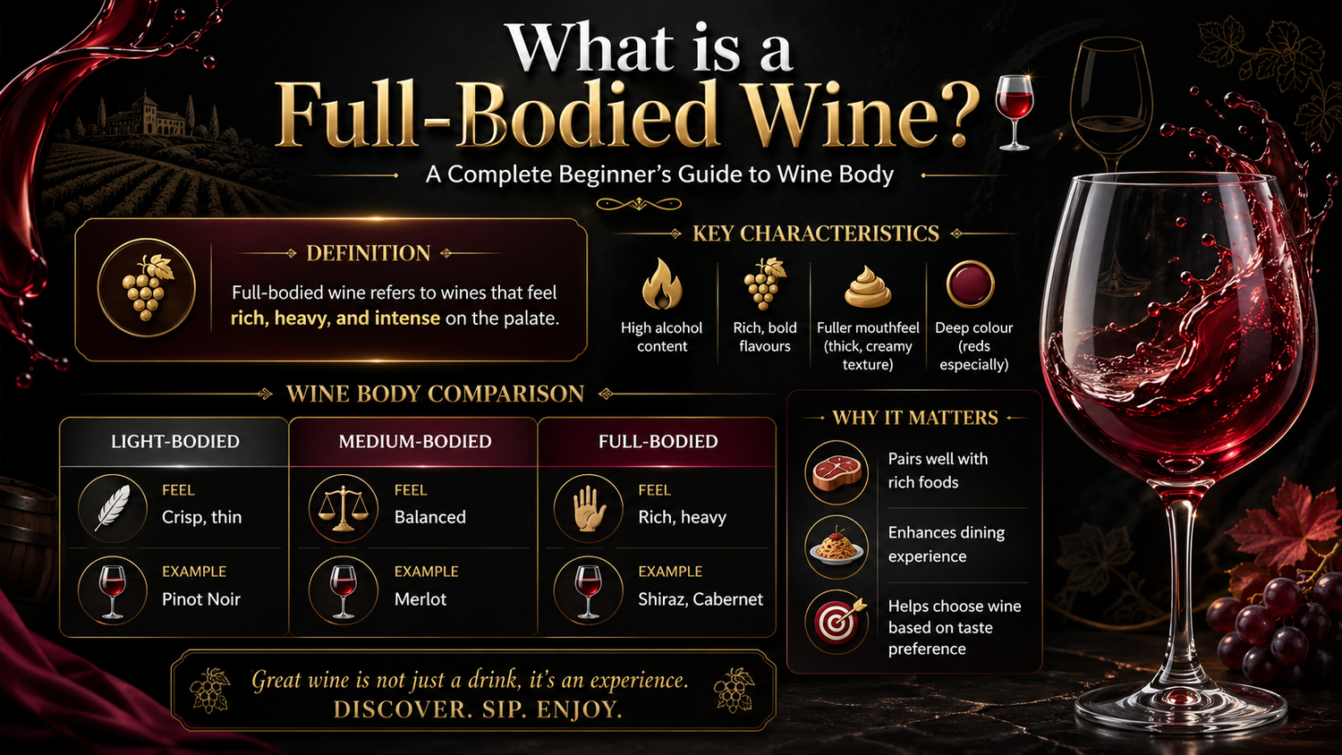 What is a Full bodied Wine - Curtis Family Vineyards