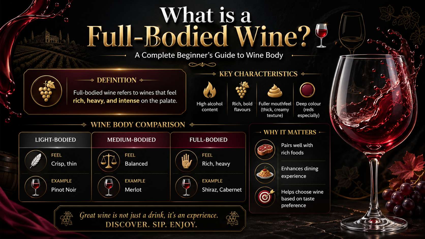 What is a Full bodied Wine - Curtis Family Vineyards