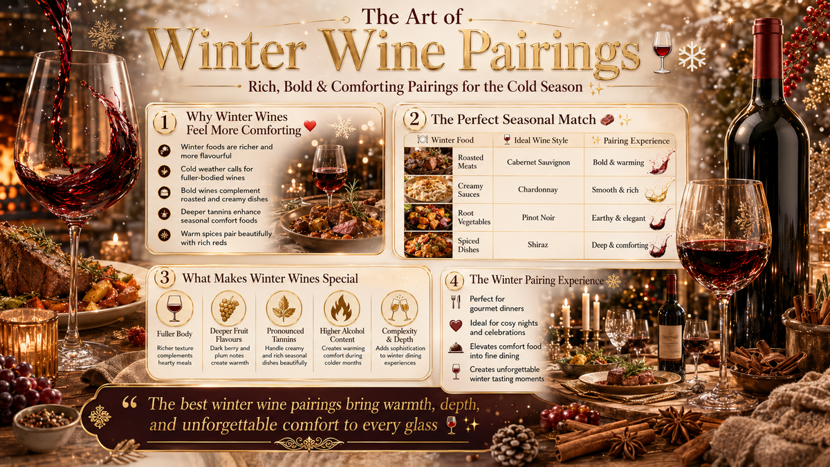 Winter wine pairings guide - Curtis Family Vineyards, SA
