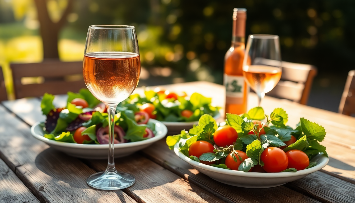 The Art of Pairing Rose with Summer Salads and Light Meals