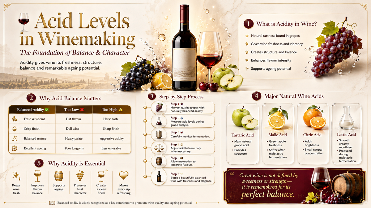 Acid Levels in Winemaking guide- Curtis Family Vineyards, SA