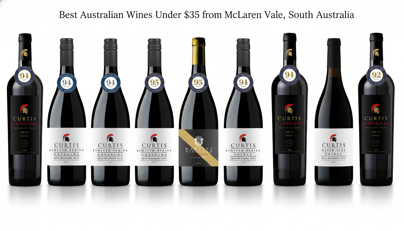 Best Australian Wines under$35 from Mclaren Vale