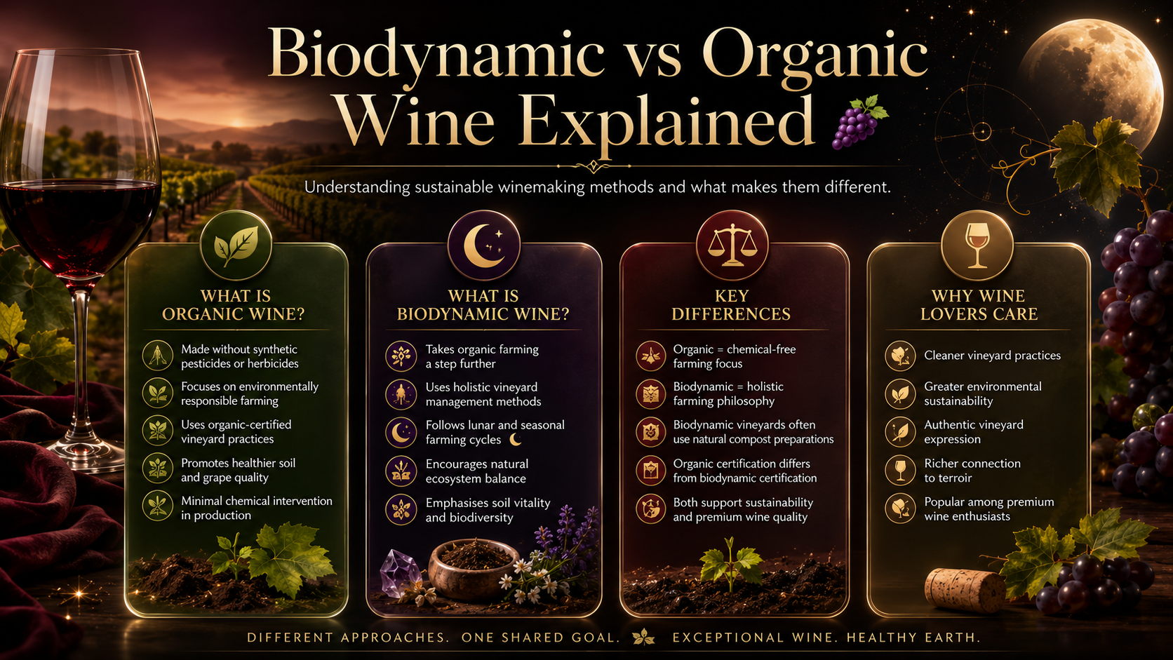 BioDynamic Vs Organic Wine Explained - Curtis Family Vineyards, SA