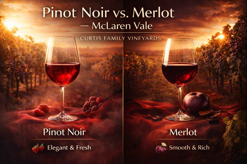 Pinot Noir vs. Merlot Wine from McLaren Val