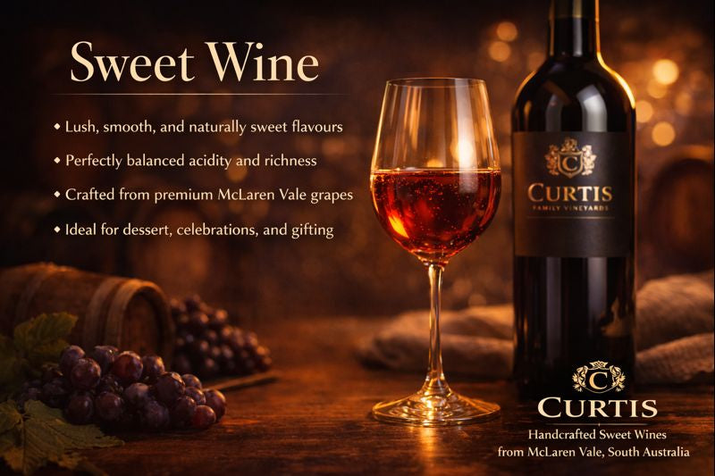 Sweet wine experience at Curtis Family Vineyards