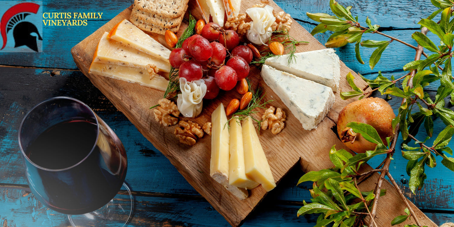 Shiraz red wine from Curtis Family Vineyards