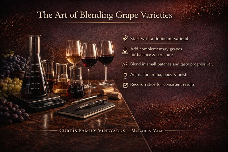 mixing and matching grape varieties guide - Curtis Family Vineyards