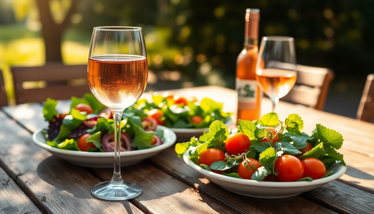 The Art of Pairing Rose with Summer Salads and Light Meals